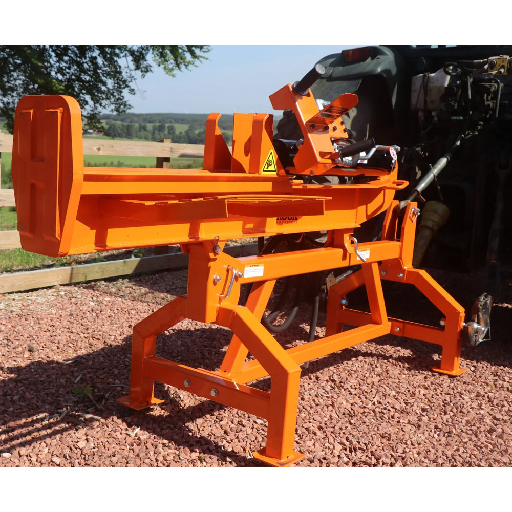 Rock 25 Ton Venom Heavy-Duty Vertical & Horizontal Tractor-Mounted Log Splitter with Table