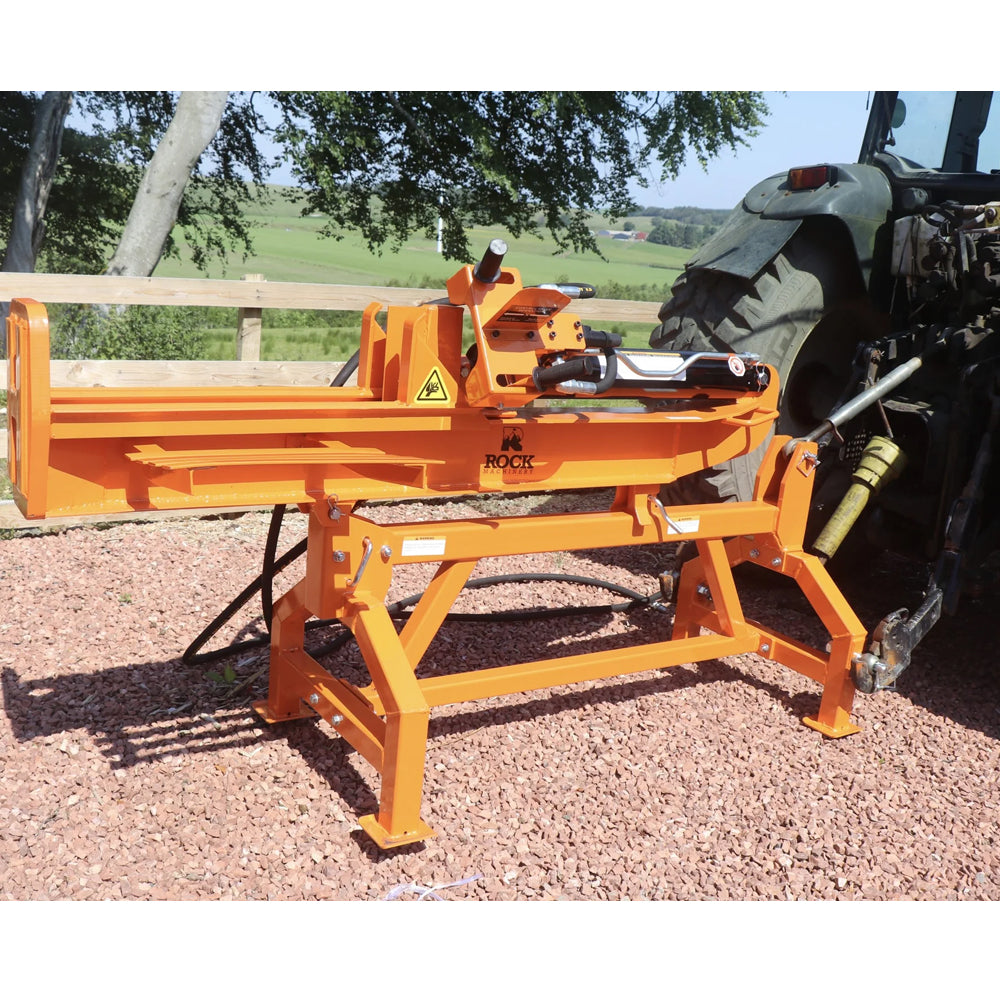 Rock 25 Ton Venom Heavy-Duty Vertical & Horizontal Tractor-Mounted Log Splitter with Table