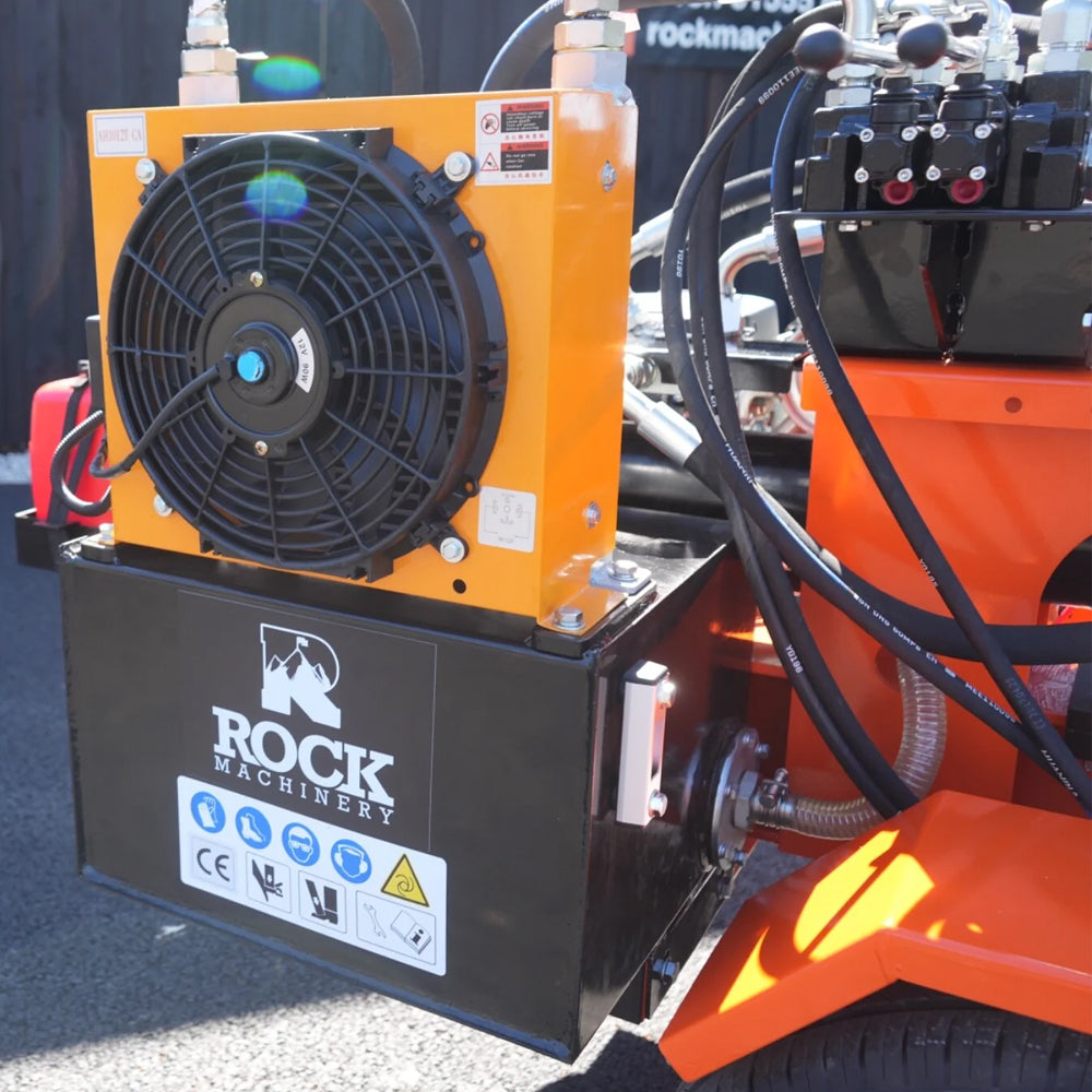 Rock 37 Ton Box Wedge Horizontal Petrol Log Splitter