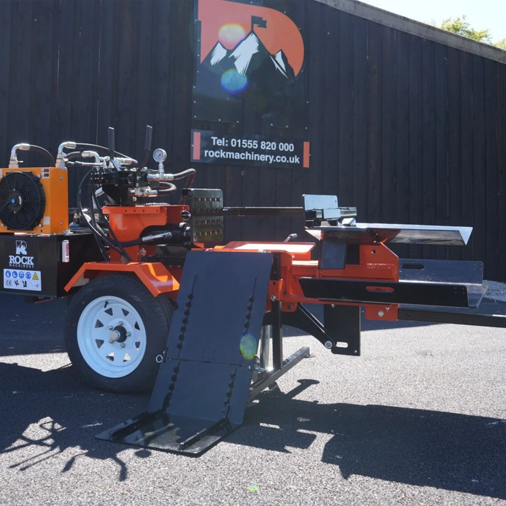 Rock 37 Ton Box Wedge Horizontal Petrol Log Splitter