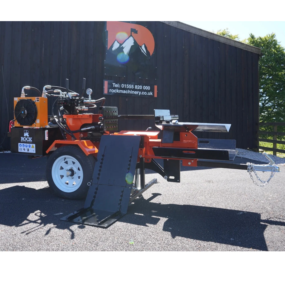 Rock 37 Ton Box Wedge Horizontal Petrol Log Splitter