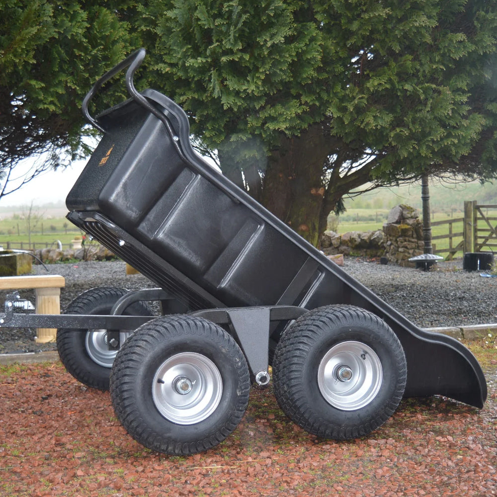 Rock 1500lb 4-Wheel ATV Tipping Trailer