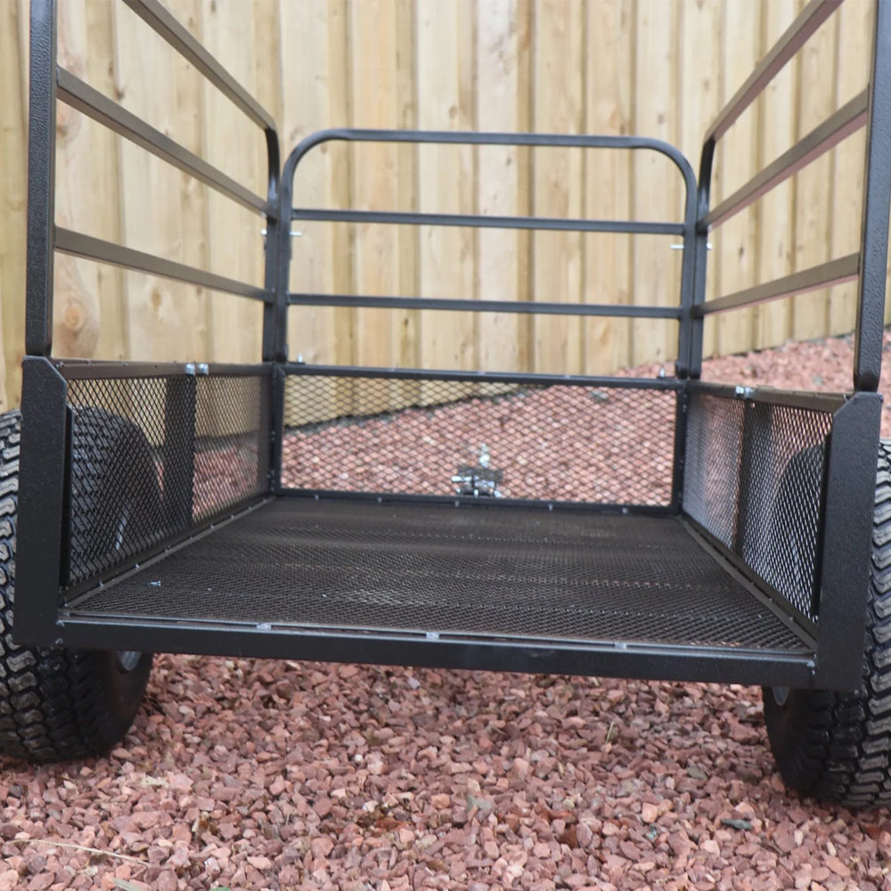Rock 567kg Heavy-Duty Mesh ATV Tipping Cart