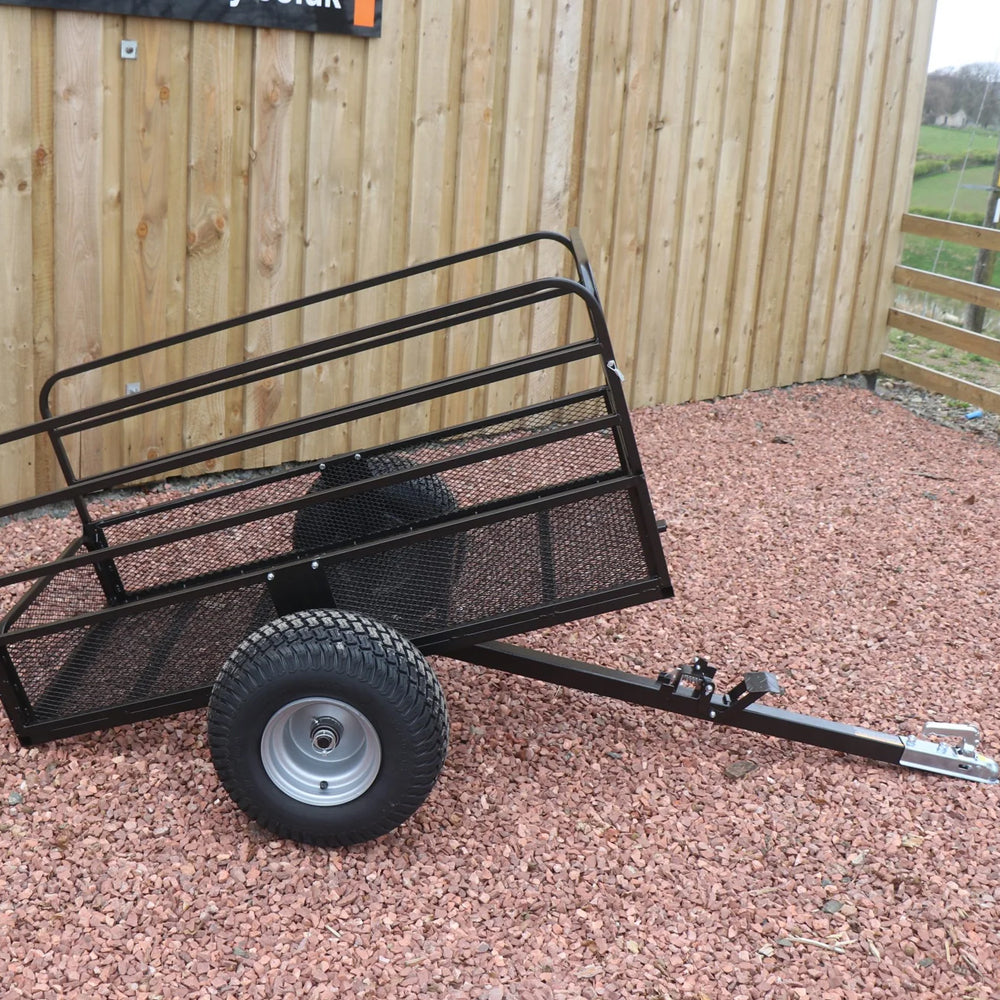 Rock 567kg Heavy-Duty Mesh ATV Tipping Cart