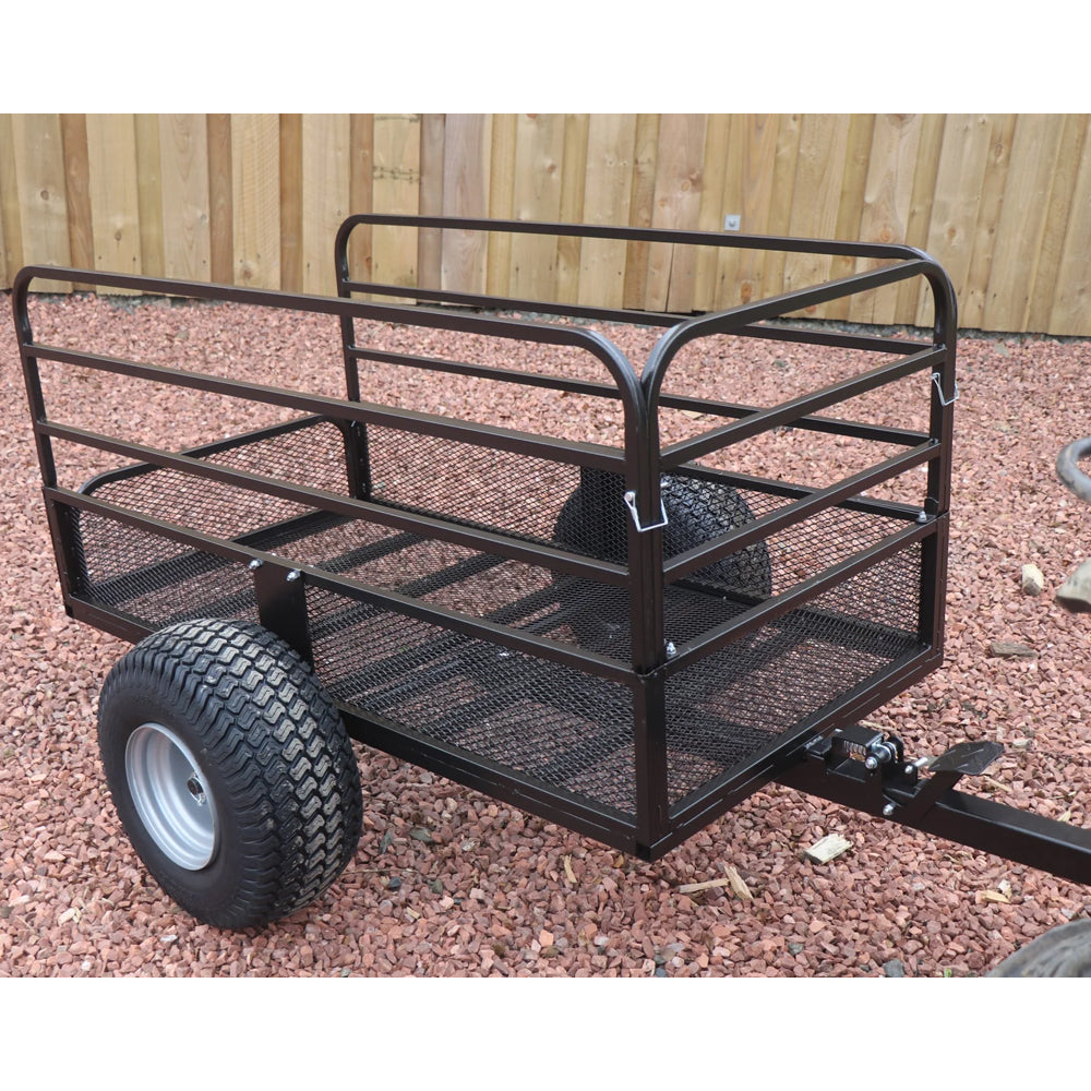 Rock 567kg Heavy-Duty Mesh ATV Tipping Cart