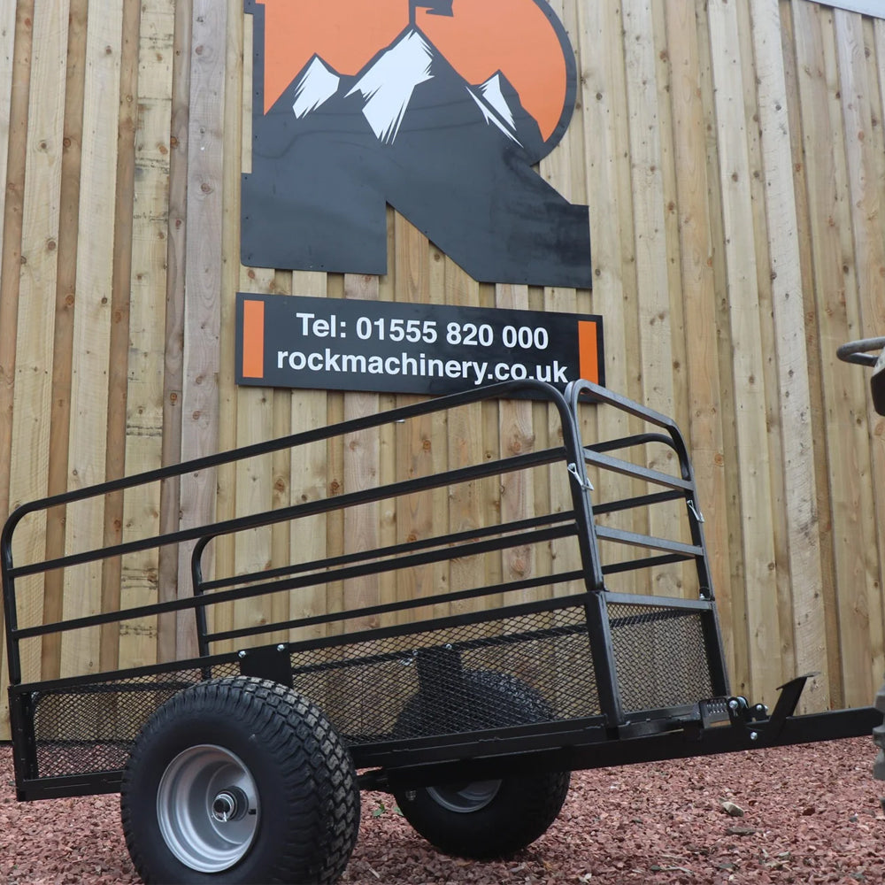 Rock 567kg Heavy-Duty Mesh ATV Tipping Cart