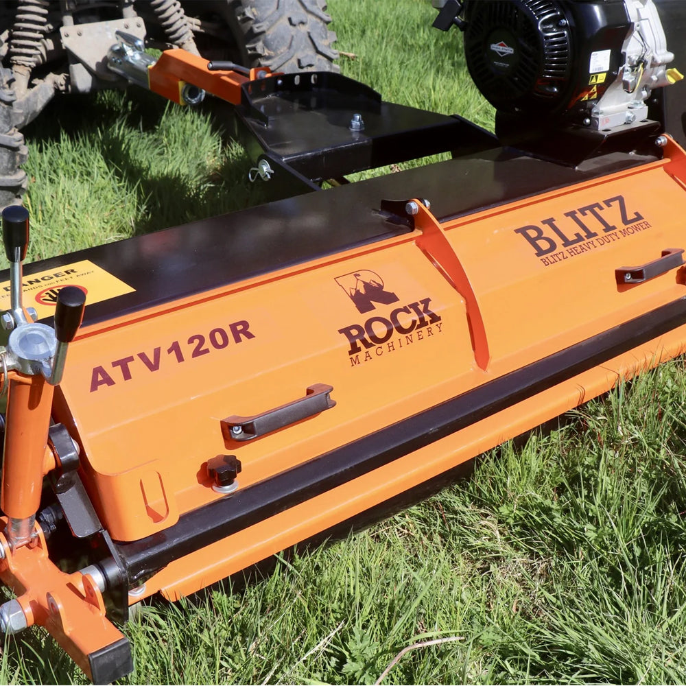 Rock Blitz ATV120R Towed Flail Mower