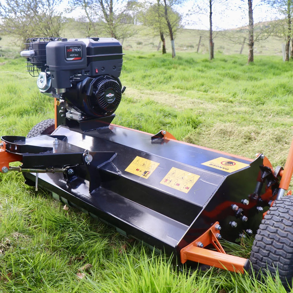 Rock Blitz ATV120R Towed Flail Mower