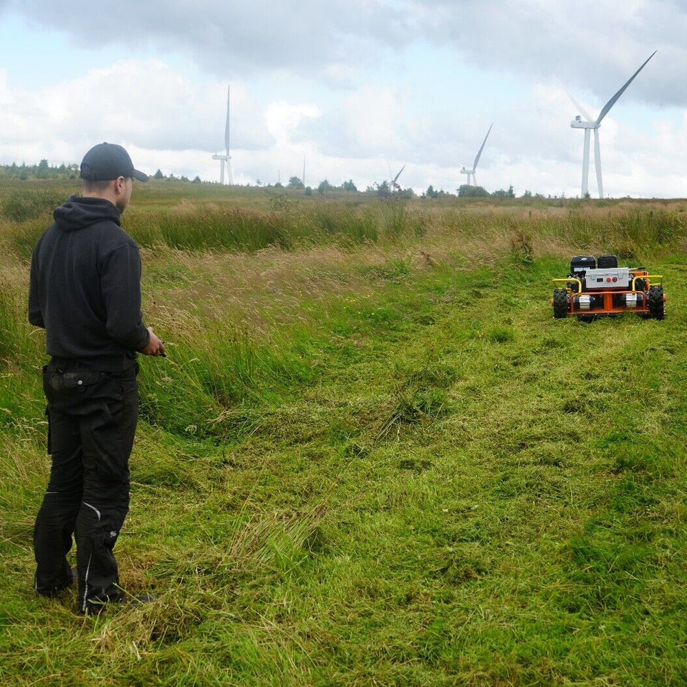 Rock Blitz RM70 Remote-Controlled Tracked Field Mower