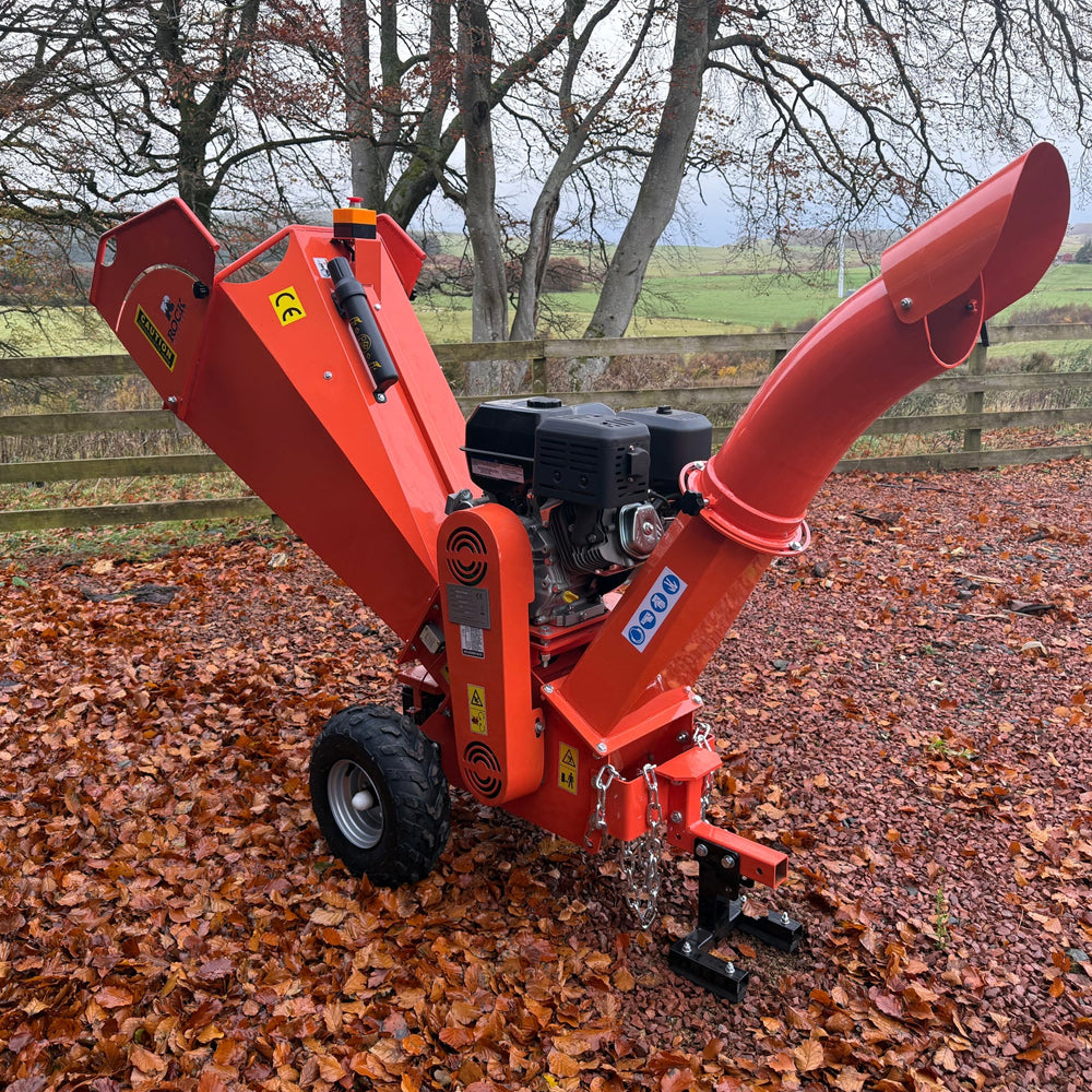 Rock RX-13 12cm 13hp Towable Petrol Chipper