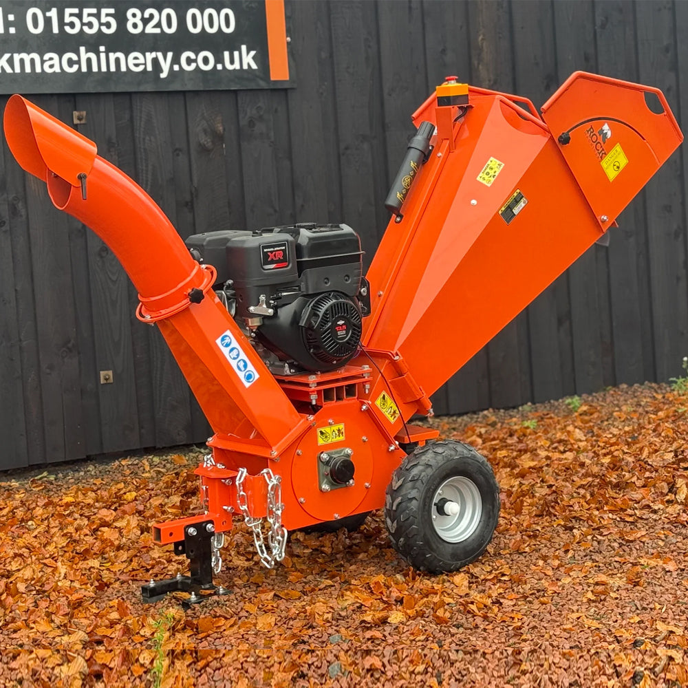 Rock RX-13 12cm 13hp Towable Petrol Chipper