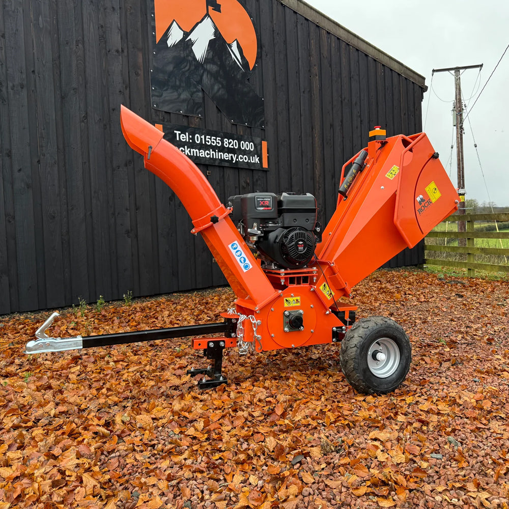 Rock RX-13 12cm 13hp Towable Petrol Chipper
