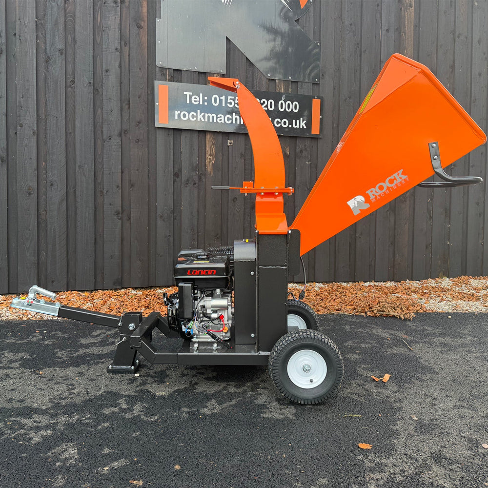 Rock VS-100 15hp Towable Petrol Chipper