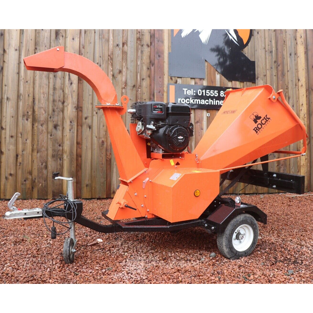 Rock RTC-100 9cm 13hp Road Towable Chipper