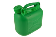 Handy Parts 5 Litre Fuel Can with Pouring Spout & Safety Cap - Green