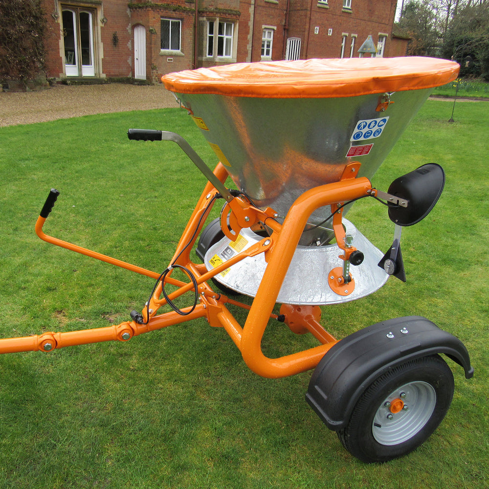 SCH GAM310 310 Litre Galvanised Towed Salt Spreader with Lights