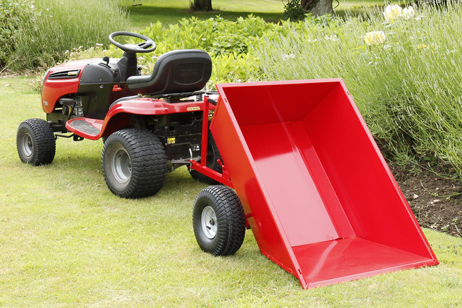 SCH GDTT 500kg Steel Tipping Dump Trailer with Wide Profile Wheels
