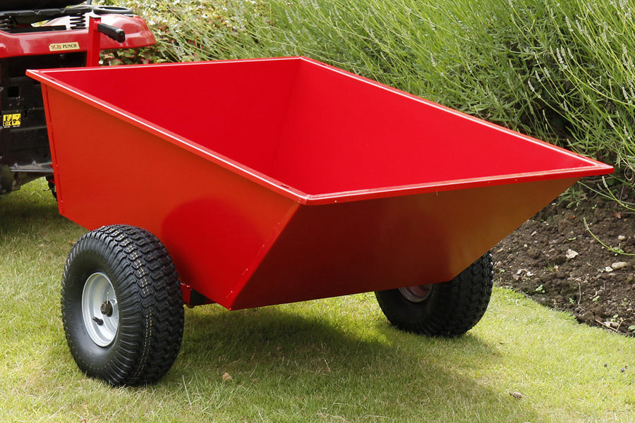 SCH GDTT 500kg Steel Tipping Dump Trailer with Wide Profile Wheels