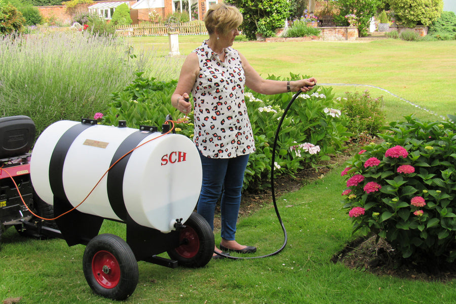 SCH GWC(E) 2 Wheel 180L Towed Water Unit, Pump Discharge