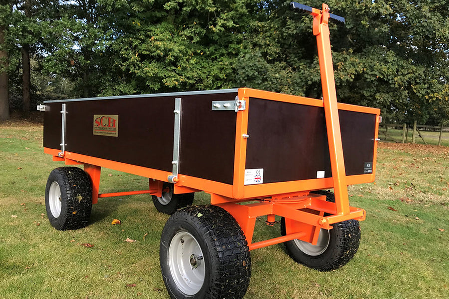 SCH GWT415 760kg Heavy Duty Four-Wheel Timber Trailer
