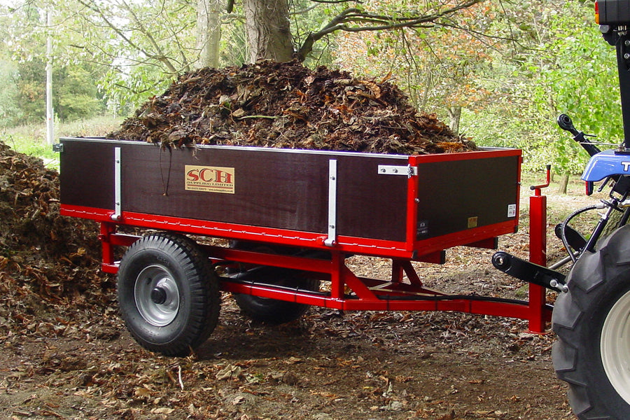 SCH HTRL1 1000kg Two-Wheel Hydraulic Tipping Trailer - Single Acting Ram