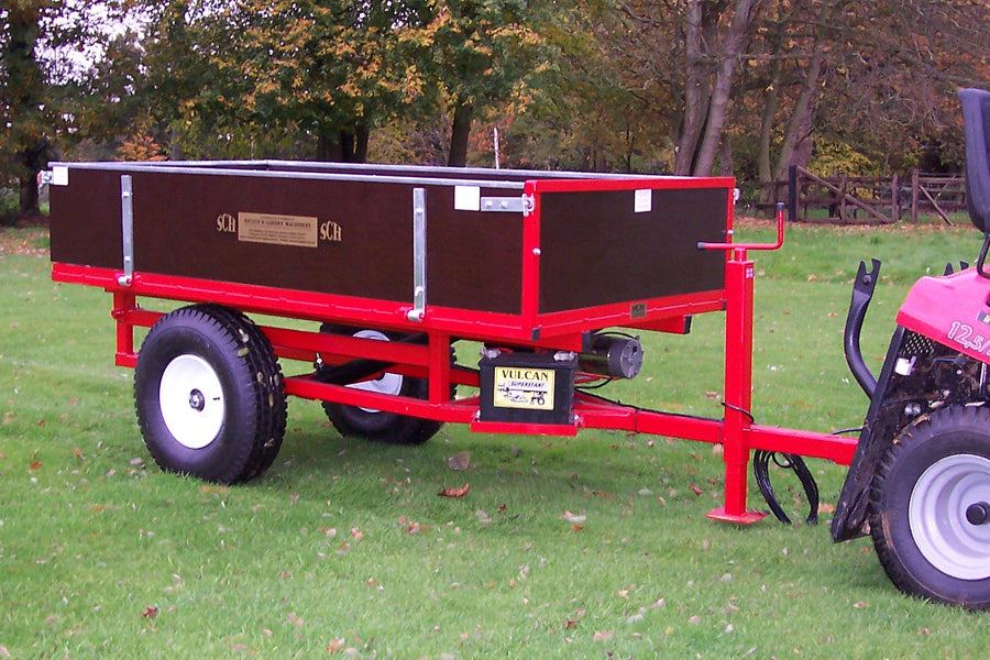 SCH HTRLE 1000kg Two-Wheel Hydraulic Tipping Trailer - Electric Tip, Single Acting Ram