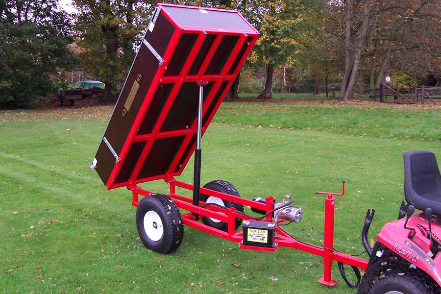 SCH HTRLE 1000kg Two-Wheel Hydraulic Tipping Trailer - Electric Tip, Single Acting Ram