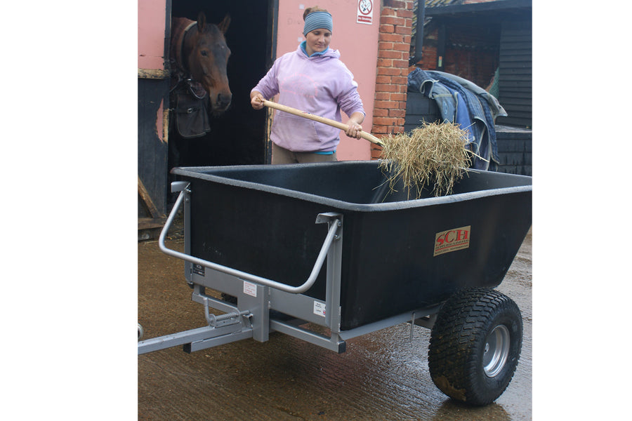 SCH LCPTP Large 500kg Capacity Plastic Tipping Trailer