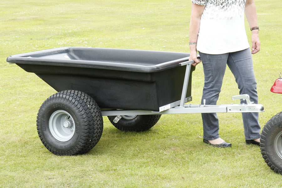 SCH QPTP 500kg Plastic Bodied Tipping Trailer with Wide Profile Wheels