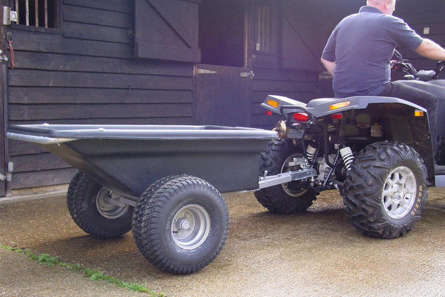 SCH QPTP 500kg Plastic Bodied Tipping Trailer with Wide Profile Wheels