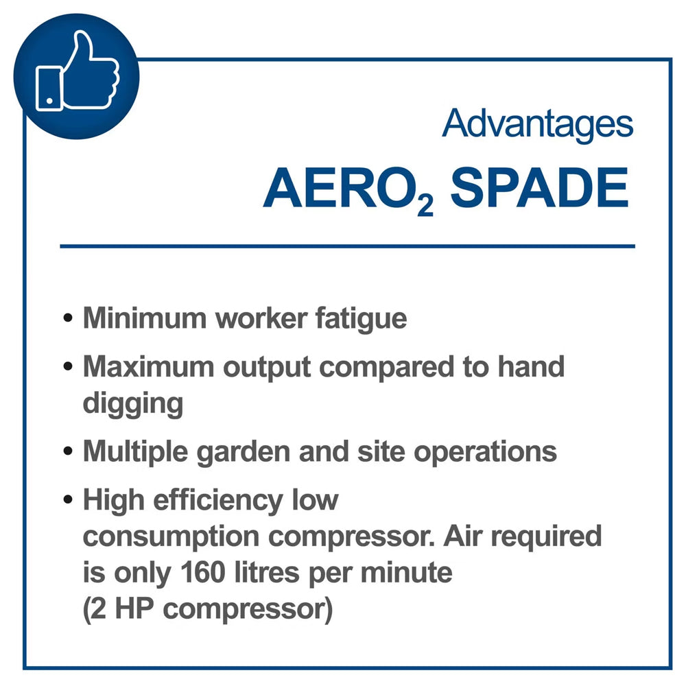 Scheppach Aero² Spade 5-in-1 Pneumatic Air Spade