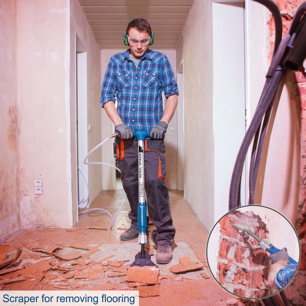 Scheppach Aero² Spade 5-in-1 Pneumatic Air Spade