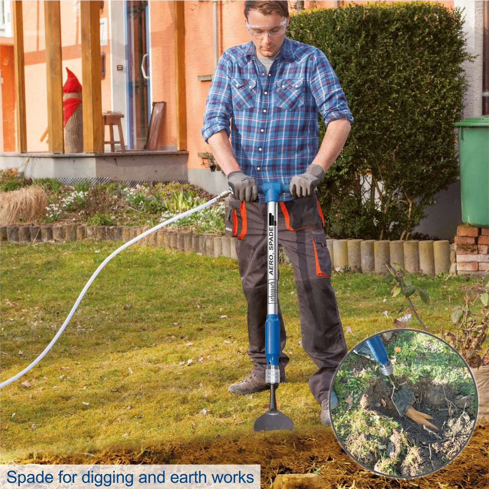Scheppach Aero² Spade 5-in-1 Pneumatic Air Spade