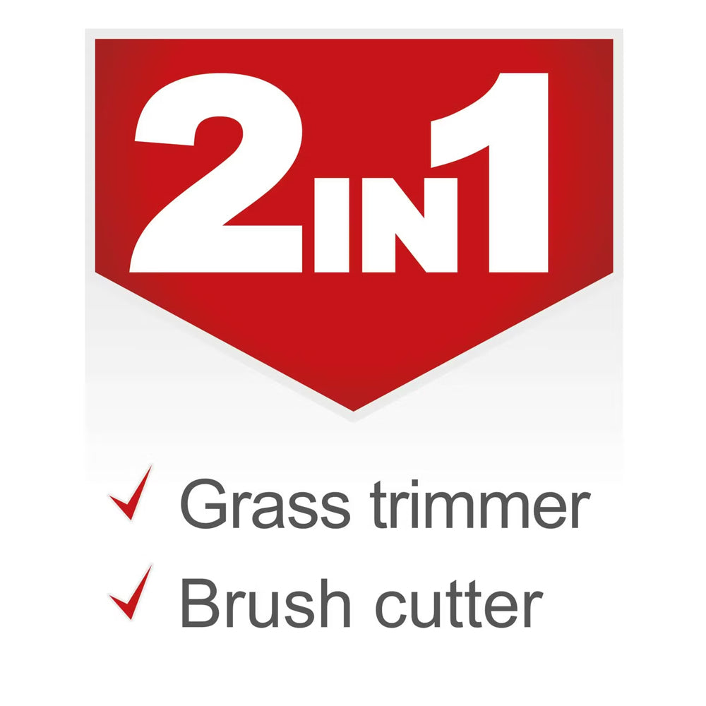Scheppach BCH3300PB 2-in-1 Brush Cutter / Grass Trimmer