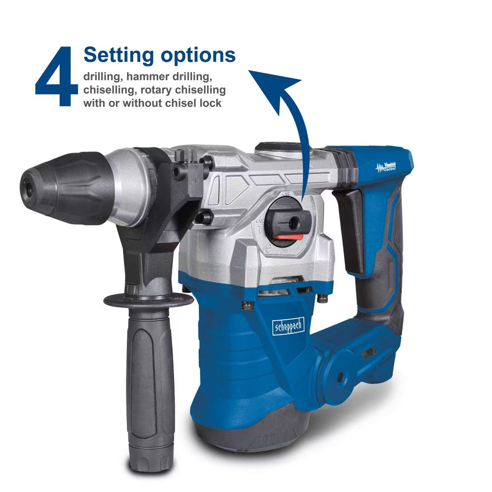 Scheppach DH1300PLUS 5J SDS 1250W Electric Hammer Drill