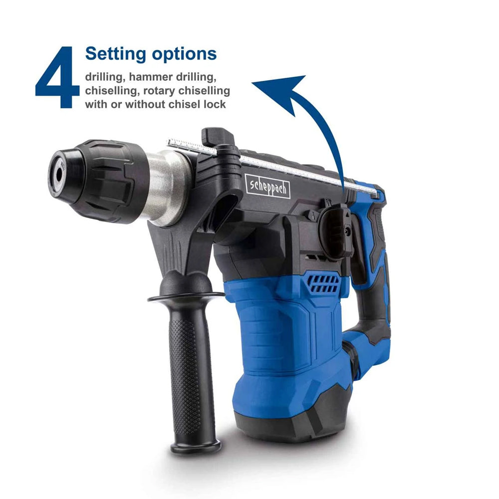 Scheppach DH1500PLUS 7J SDS-Plus 1500W Electric Hammer Drill