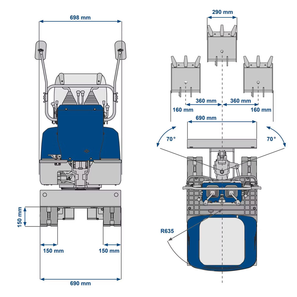 Scheppach EXC815 Mini Excavator