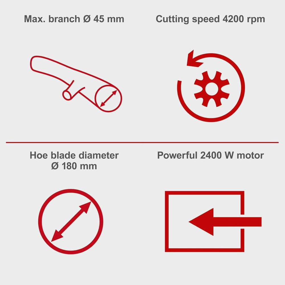 Scheppach GS55 2400W Electric Garden Shredder