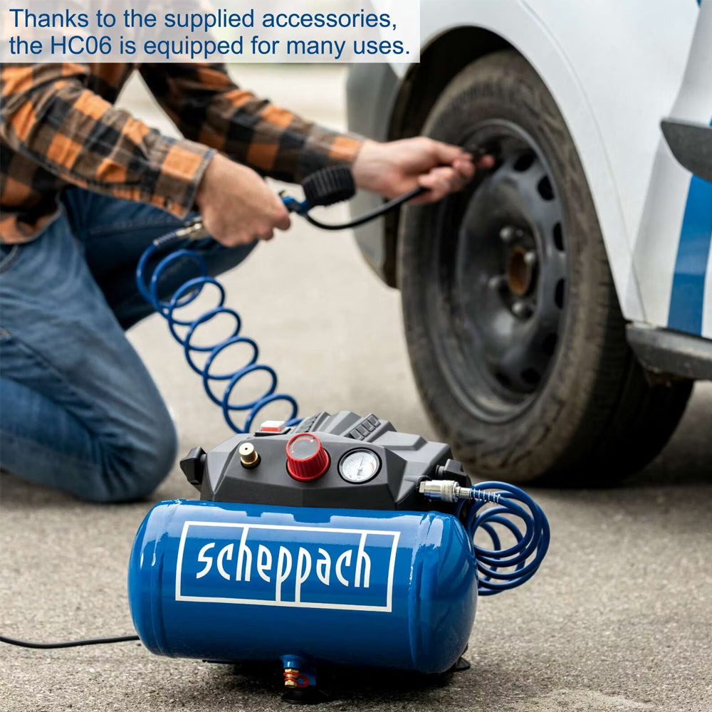 Scheppach HC06 8 Bar Electric Air Compressor