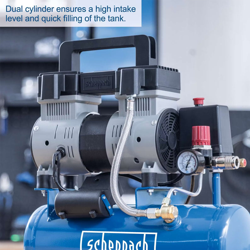 Scheppach HC08Si 8 Bar Silent Electric Air Compressor