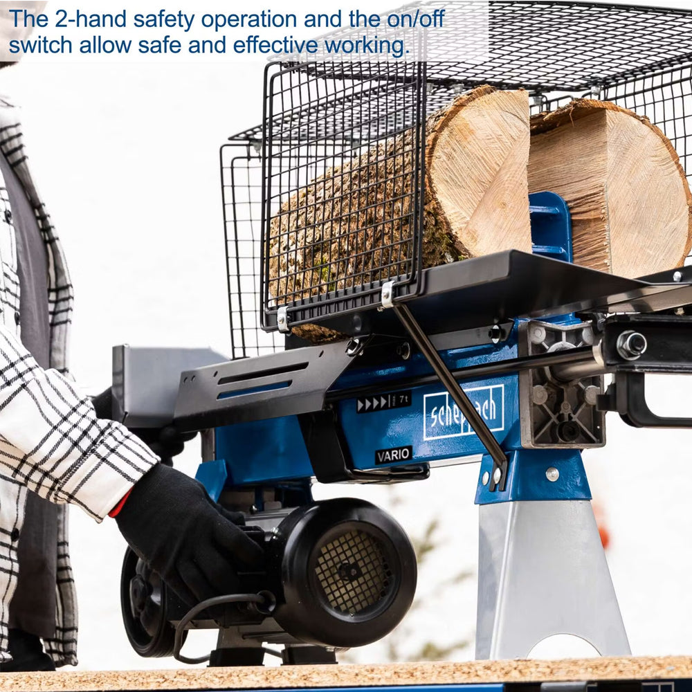 Scheppach HL760LS 7 Ton Horizontal 2200W Electric Log Splitter
