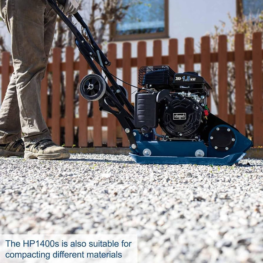 Scheppach HP1400S Petrol Wacker Plate Compactor
