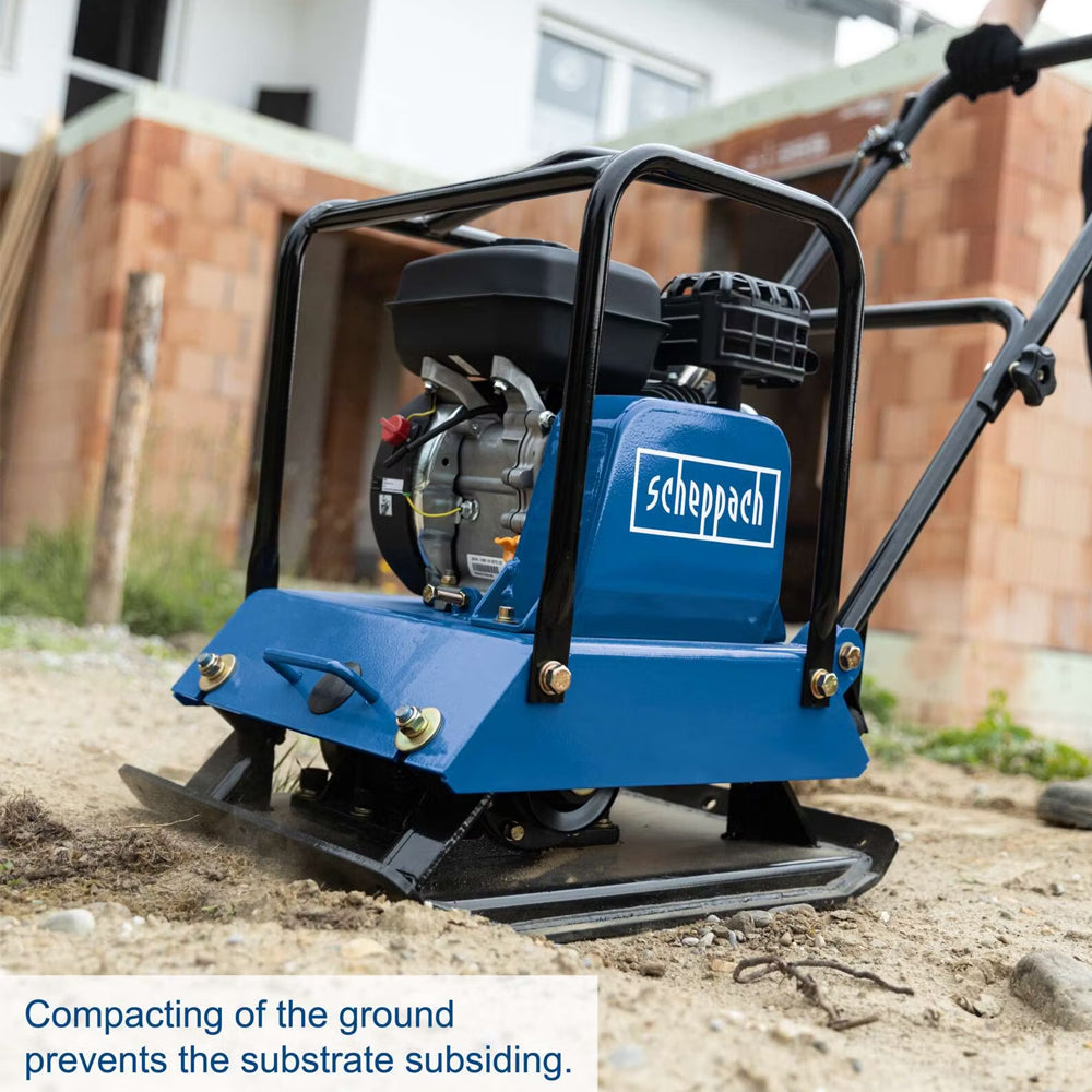 Scheppach HP1800S Petrol Wacker Plate Compactor