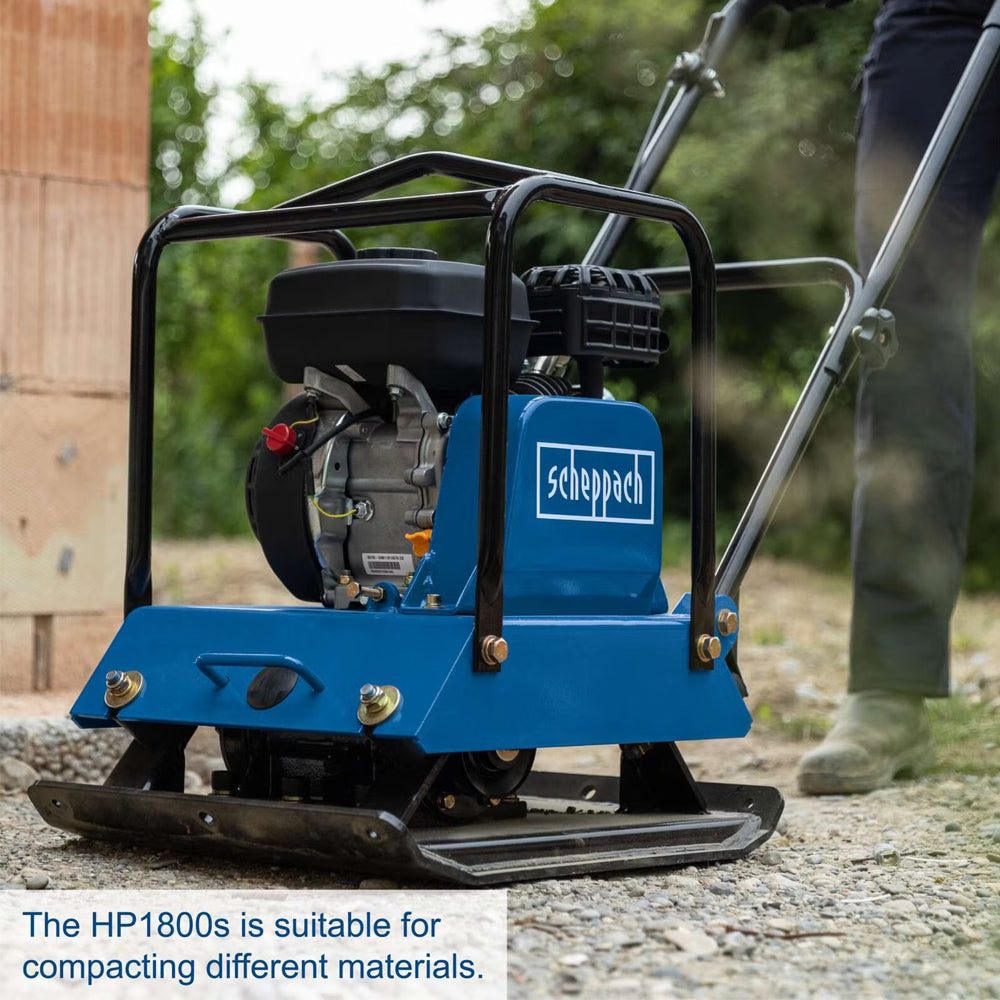 Scheppach HP1800S Petrol Wacker Plate Compactor