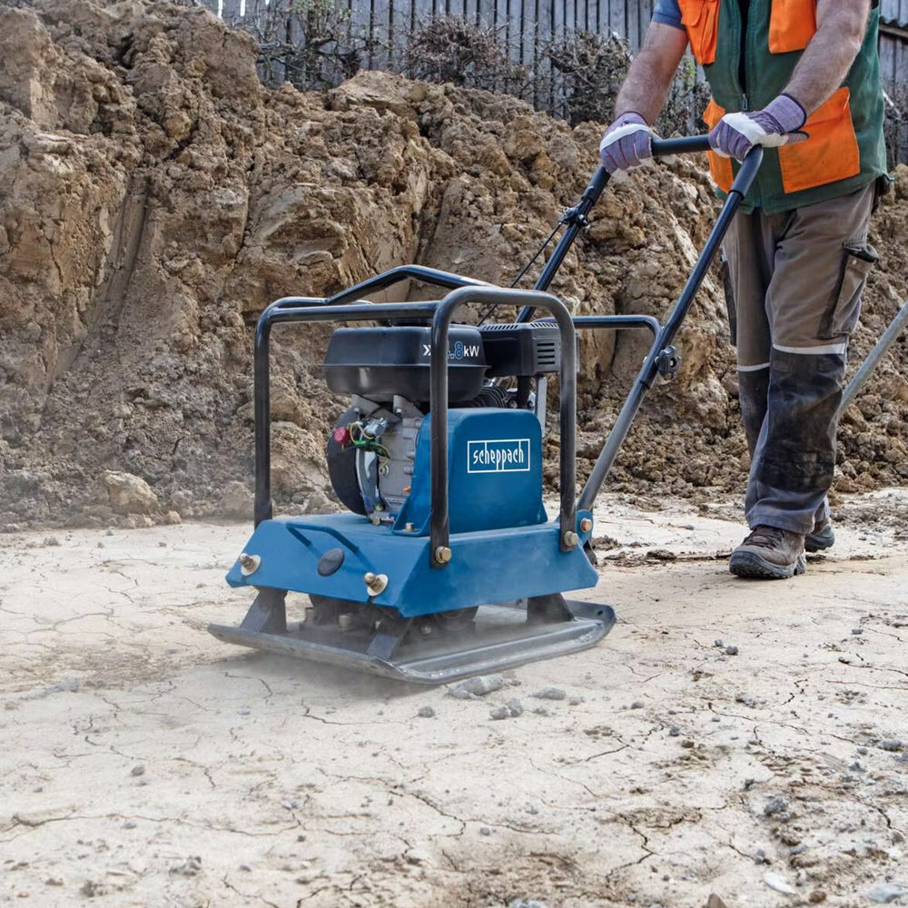 Scheppach HP1800S Petrol Wacker Plate Compactor