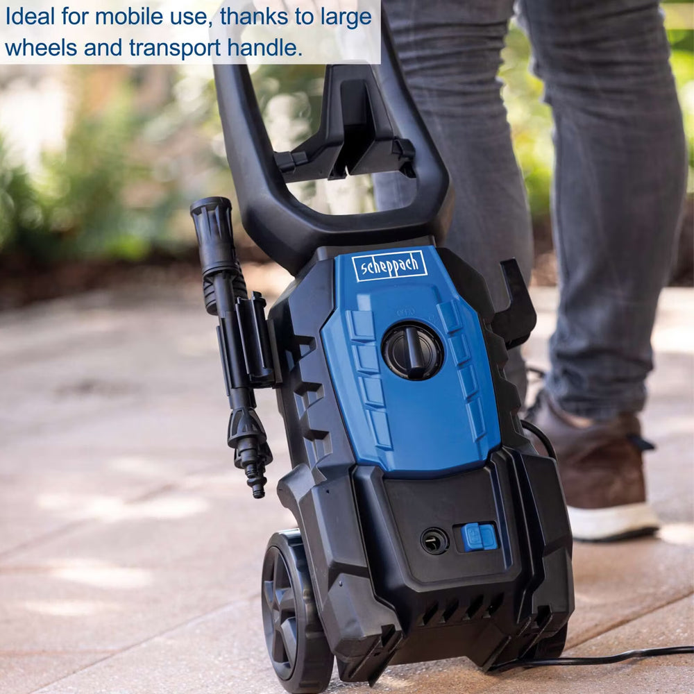 Scheppach HPC1600 135 Bar 1600W Electric Pressure Washer
