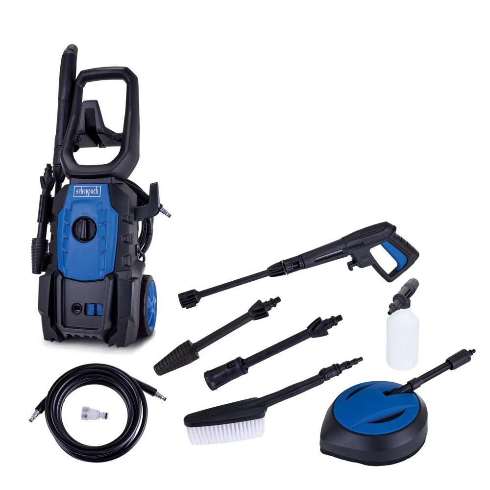 Scheppach HPC1600 135 Bar 1600W Electric Pressure Washer