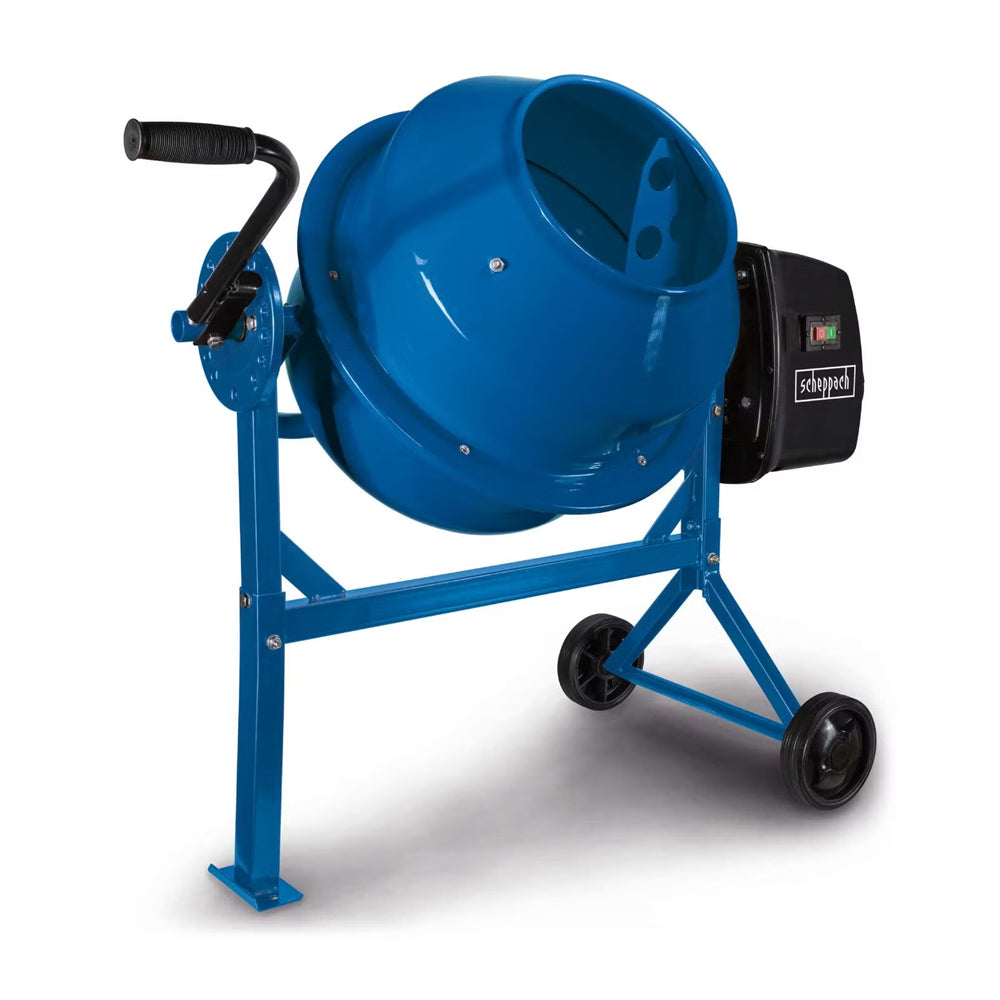 Scheppach MIX65 63 Litre Portable 220W Electric Cement / Concrete Mixer