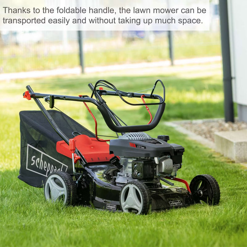 Scheppach MS132-42 3-in-1 Self-Propelled Petrol Lawn Mower