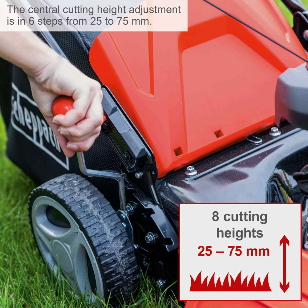 Scheppach MS161-46 4-in-1 Self-Propelled Petrol Lawn Mower